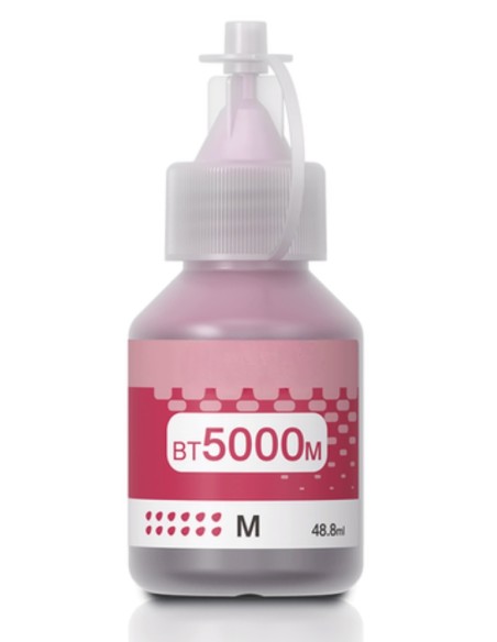 tinta Compatible Brother BT5000M Magenta Botella de Tinta