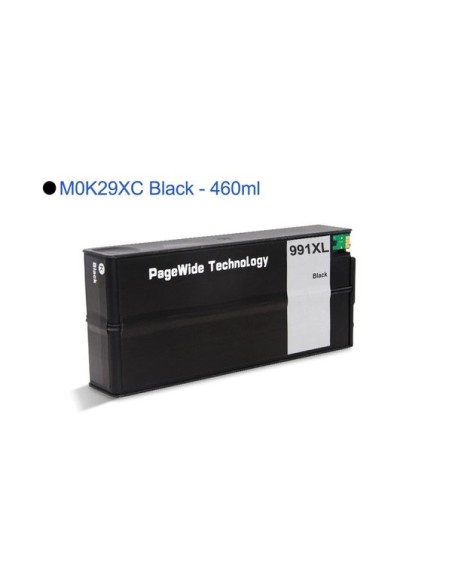 Tinta compatible HP 991X / 991A – M0K02AE / M0J86AE para impresoras PageWide – 20 000 copias