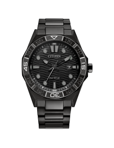 Reloj hombre solar Citizen Brycen AW1855‑52E 42 mm – Zafiro, 100 m, brazalete acero negro