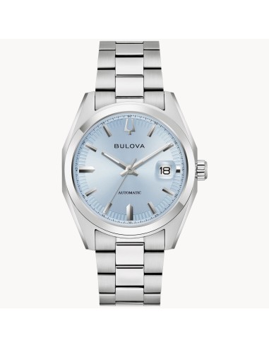 reloj automático hombre Bulova Surveyor 96B469 39mm cristal de zafiro anti-reflejos correa de acero