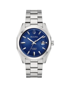 reloj automático hombre Bulova Mecha Classic 96B436 39mm cristal de zafiro correa de acero 2