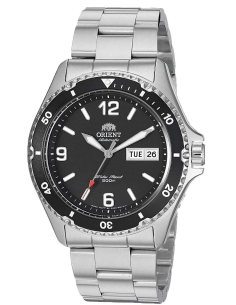 reloj automático hombre Orient Mako TAA02001B 41,5mm 200m WR correa de acero 2