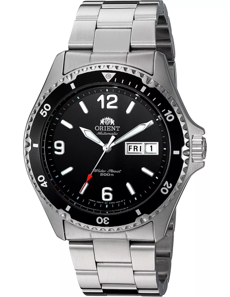 reloj automático hombre Orient Mako TAA02001B 41,5mm 200m WR correa de acero