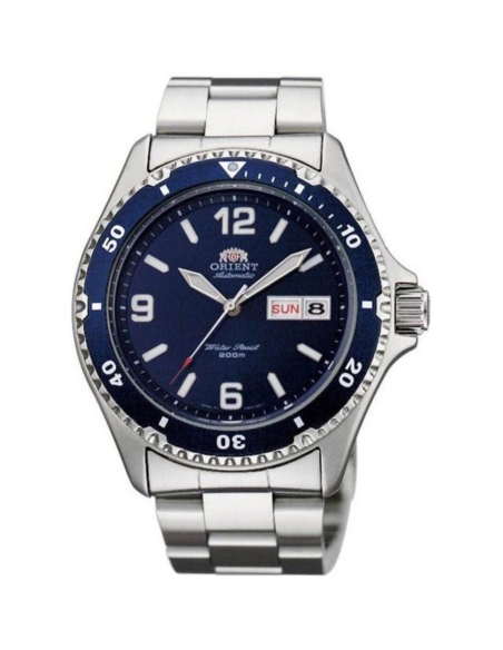 reloj automático hombre Orient Mako TAA02002D 41,5mm 200m WR correa de acero