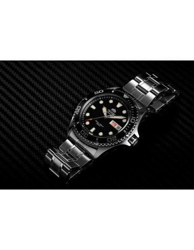 reloj automático hombre Orient Mako Sunray TAA02004B 41,5mm 200m WR correa de acero