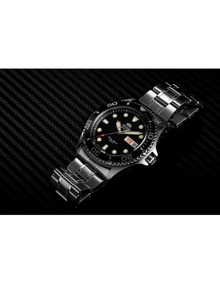 reloj automático hombre Orient Mako Sunray TAA02004B 41,5mm 200m WR correa de acero
