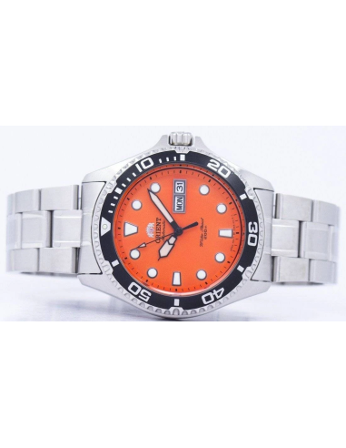 reloj automático hombre Orient Mako Ray Raven TAA02006M 41,5mm 200m WR correa de acero