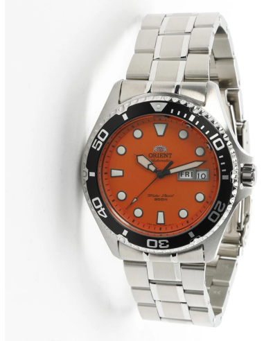 reloj automático hombre Orient Mako Ray Raven TAA02006M 41,5mm 200m WR correa de acero