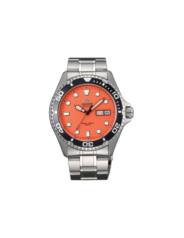 reloj automático hombre Orient Mako Ray Raven TAA02006M 41,5mm 200m WR correa de acero