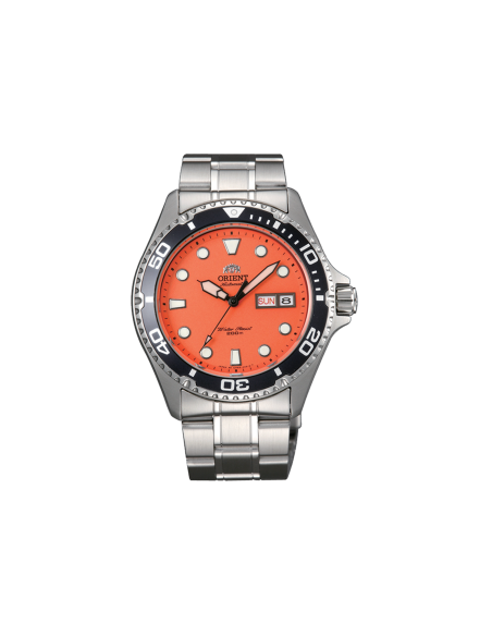reloj automático hombre Orient Mako Ray Raven TAA02006M 41,5mm 200m WR correa de acero