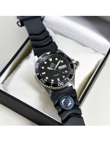 Reloj automático hombre Orient Sports Mako Ray TAA02007B 41.5mm 200m WR correa de caucho