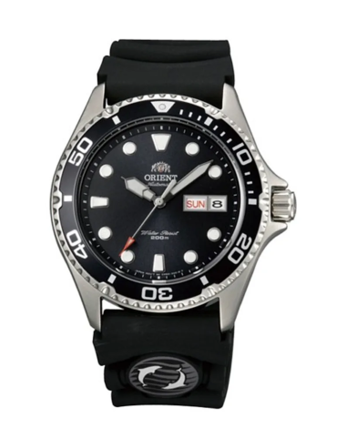 Reloj automático hombre Orient Sports Mako Ray TAA02007B 41.5mm 200m WR correa de caucho