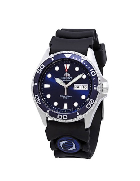 Reloj automático hombre Orient Sports Mako Ray TAA02008D 41.5mm 200m WR correa de caucho