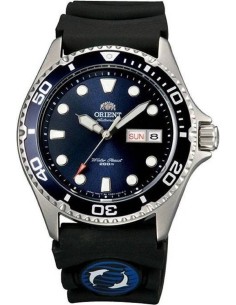 Reloj automático hombre Orient Sports Mako Ray TAA02008D 41.5mm 200m WR correa de caucho