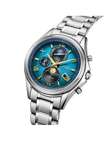 solar radiocontrol titanio hombre Citizen Exceed Moon Phase Firefly Night BY1020-61W JDM Limited Edition 450 pcs