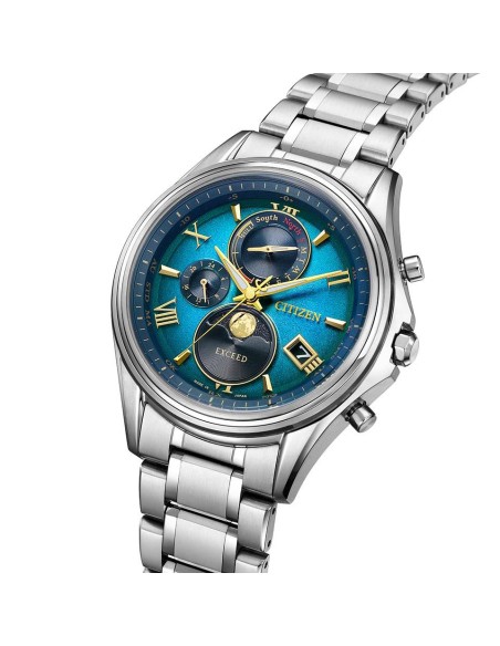 solar radiocontrol titanio hombre Citizen Exceed Moon Phase Firefly Night BY1020-61W JDM Limited Edition 450 pcs