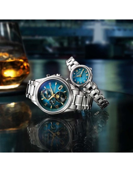 solar radiocontrol titanio hombre Citizen Exceed Moon Phase Firefly Night BY1020-61W JDM Limited Edition 450 pcs