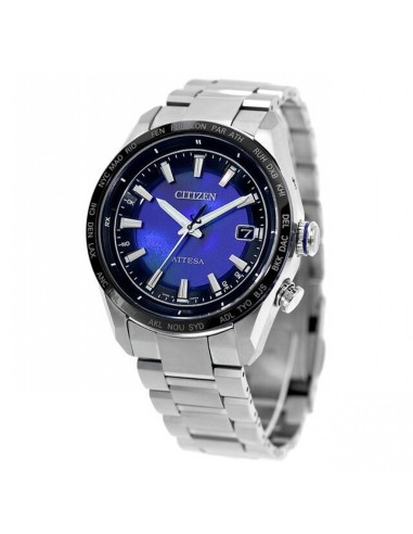 solar‑radio Citizen Attesa Unite with BLUE CB0288‑65L JDM 40,6 mm – Zafiro, 100 m, Super Titanium,