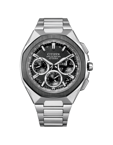 solar Satellite GPS titanio Citizen Attesa ACT Line CC4104-53E JDM 44mm 100m WR cristal de zafiro