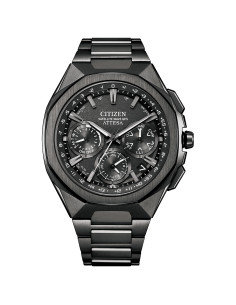 hombre solar Satellite GPS Citizen Attesa ACT Line/Black Titanium™ Series CC4105-69E JDM 44mm 100m WR