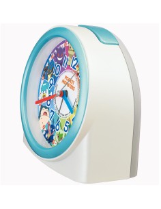 despertador Seiko Clock Alarm Table Clock Quartz Character Pocket Monster White CQ426W 2