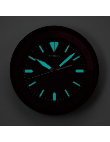 reloj de pared Seiko QXA791J 300 × 45 mm, 780 g Segundero con barrido silencioso Lumibrite