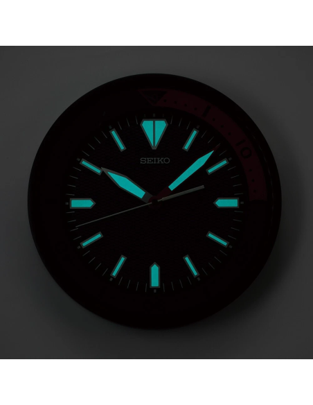 reloj de pared Seiko QXA791J 300 × 45 mm, 780 g Segundero con barrido silencioso Lumibrite