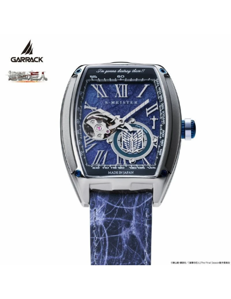 automático Garrack Attack on Titan Eren Yeager S-MEISTER COLLABORATION WATCH LIMITED 100 pcs EDITION MADE IN JAPAN