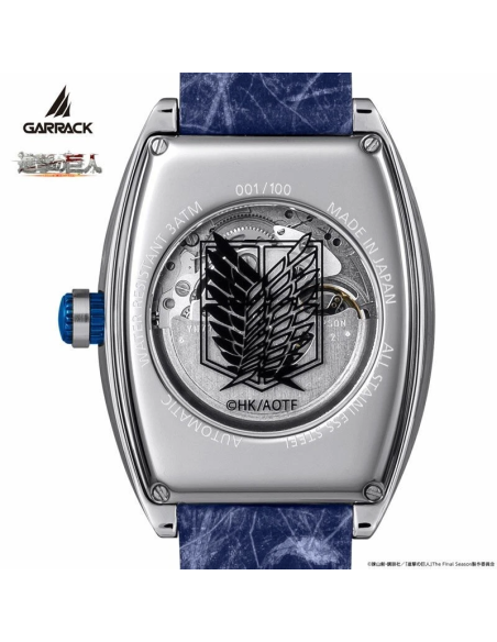 automático Garrack Attack on Titan Eren Yeager S-MEISTER COLLABORATION WATCH LIMITED 100 pcs EDITION MADE IN JAPAN
