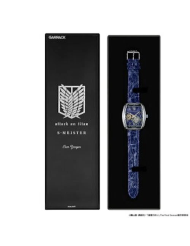 automático Garrack Attack on Titan Eren Yeager S-MEISTER COLLABORATION WATCH LIMITED 100 pcs EDITION MADE IN JAPAN