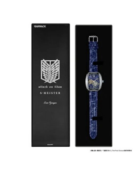 automático Garrack Attack on Titan Eren Yeager S-MEISTER COLLABORATION WATCH LIMITED 100 pcs EDITION MADE IN JAPAN