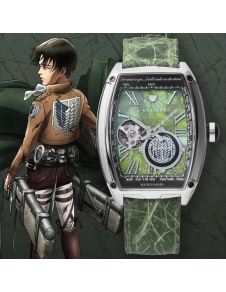 reloj automático hombre Garrack Attack on Titan Levi GARRACK ATTACK ON TITAN