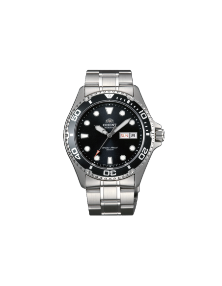 reloj automático hombre Orient Mako Sunray TAA02004B 41,5mm 200m WR correa de acero