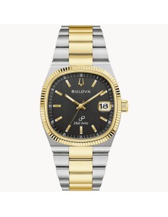 unisex Bulova Super Seville 98B458 38mm  movimiento cuarzo alta precisión HPQ 262kHz cristal de zafiro