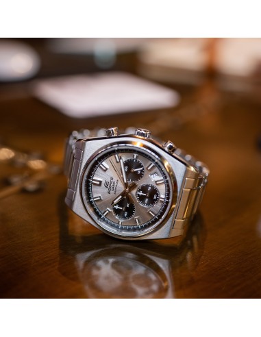 reloj cronógrafo hombre Casio Edifice EFB-730D-7A 40mm 100m WR cristal de zafiro correa de acero