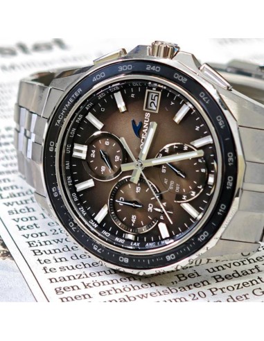 solar titanio Bluetooth hombre Casio Oceanus Mantra Retro Tone OCW-S7000RA-5AJF JDM 42,8mm