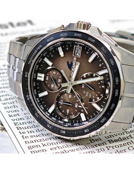 solar titanio Bluetooth hombre Casio Oceanus Mantra Retro Tone OCW-S7000RA-5AJF JDM 42,8mm