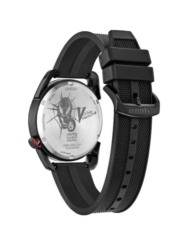 Reloj hombre cuarzo Citizen Marvel Venom “Lethal Protector” AW2065-41W 42 mm –  100 m, correa poliuretano