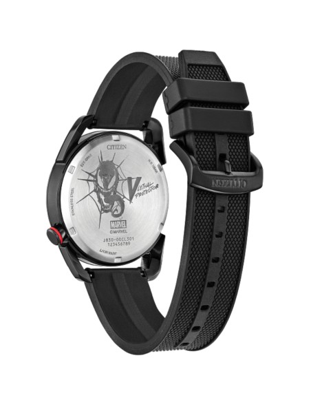 Reloj hombre cuarzo Citizen Marvel Venom “Lethal Protector” AW2065-41W 42 mm –  100 m, correa poliuretano