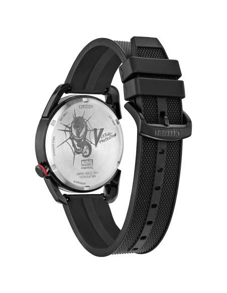 Reloj hombre cuarzo Citizen Marvel Venom “Lethal Protector” AW2065-41W 42 mm –  100 m, correa poliuretano