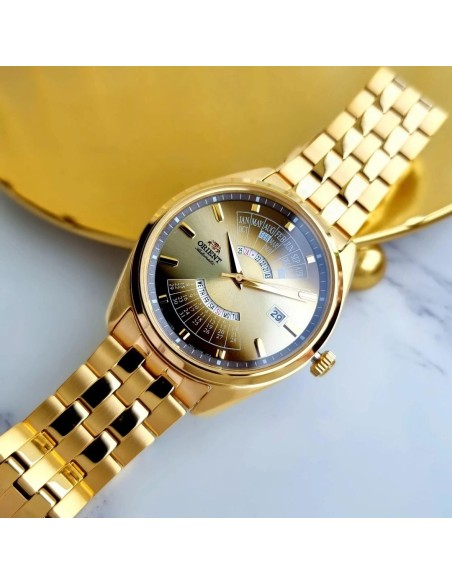 reloj automático hombre Orient Multi-Year  RA-BA0001G 43,5mm 50m WR correa de acero