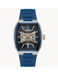 automático hombre Bulova Maquina 98A318 40mm 50m WR correa HNBR (
