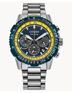 solar Citizen Promaster Sky Navihawk Blue Angels  CA4667-53L 40MM 200m Cristal de zafiro
