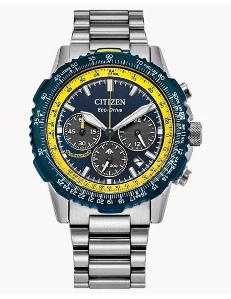 solar Citizen Promaster Sky Navihawk Blue Angels  CA4667-53L 40MM 200m Cristal de zafiro