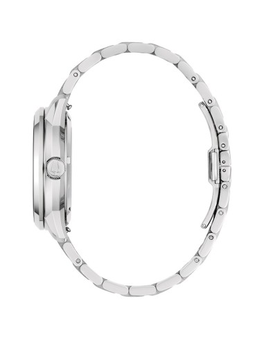 reloj automático hombre Bulova Sutton 96A329 40mm cristal de zafiro 30m WR correa de acero