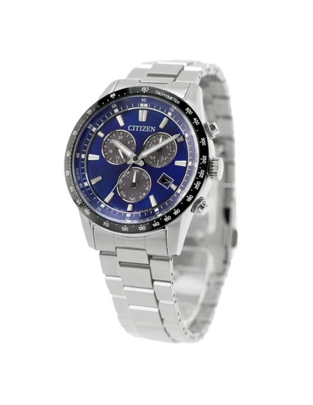 cronógrafo solar Citizen Eco-Drive BL5614-59L JDM 39.5m 100m WR correa de acero