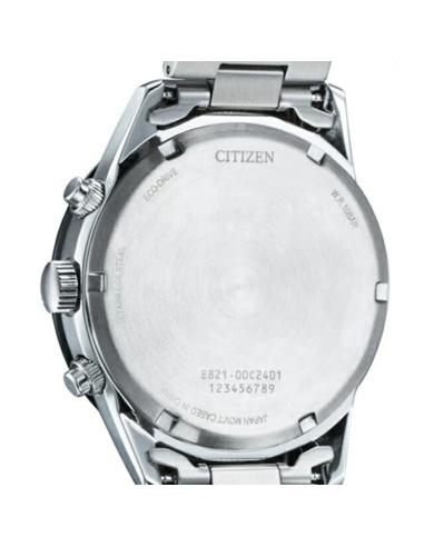 cronógrafo solar Citizen Eco-Drive BL5614-59L JDM 39.5m 100m WR correa de acero