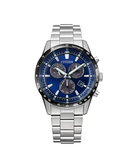 cronógrafo solar Citizen Eco-Drive BL5614-59L JDM 39.5m 100m WR correa de acero