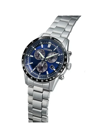 cronógrafo solar Citizen Eco-Drive BL5614-59L JDM 39.5m 100m WR correa de acero