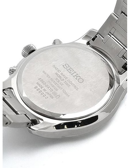 solar radiocontrol titanio Seiko Brightz SAGA307 JDM 41.4MM 100M WR Hecho en Japón cristal de zafiro
